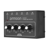 Ammoon AMX04 Mélangeur de son audio stéréo ultra-compact 4 canaux à faible bruit pour l
