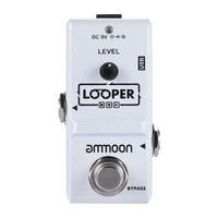 ammoon AP-09 Nano série Loop guitare électrique effet pédale Looper True Bypass