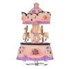ammoon boîte à musique carrousel cheval licorne changement de couleur lumière LED lumineux rotatif meilleur cadeau mélodie-château dans le ciel
