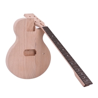 ammoon Enfants LP Style Unfinished DIY Guitare électrique Kit