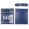 ammoon F4-USB 3 canal Mic ligne Audio Mixer Console de mixage numérique avec alimentation fantôme 48 v pour enregistrement DJ étape appréciation de la musique karaoké