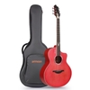 ammoon GT-22 Kit de guitare folk acoustique pan coupé 41 pouces avec housse / capo / 4 pics / chiffon de nettoyage / accordeur / enrouleur de cordes / mini clé / cordes de rechange / sangle de guitare