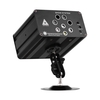 ammoon IGB-T813 Aurora Strobe Stage Light 128 combinaisons 8 trous RGBW activé par le son
