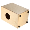 ammoon Instrument en bois Cajon Hand Drum enfants Box Drum Persussion avec pieds en caoutchouc de piqûres 23 * 24 * 37 cm