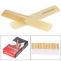 ammoon pack de 10 pièces force 3.0 bambou roseaux pour Bb,  Saxophone Tenor Sax accessoires