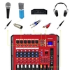 ammoon PMR606 6-Channel Digital Audio Mixer Mixing Console for Recording DJ Stage Karaoke