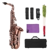 ammoon Saxophone Rouge Antique Matériel Laiton Mib