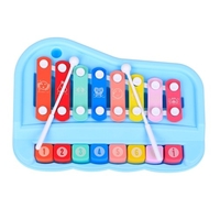 Ammoon SY-73 2-en-1 Xylophone Piano Instrument de musique Jouets
