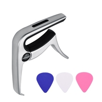 ammoon TC-02 Capodastre de guitare multifonction en alliage de zinc