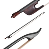 Ammoon Violon Archet Style Baroque 4/4 Violon Violon Archet Fibre de Carbone Bâton Rond Snakewood Fin Blanc Crin Bien Équilibré