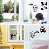Amovible interrupteur de lumière autocollant chat panda animaux mignons autocollant chambre salon décor à la maison bande dessinée figure PVC résistant à l