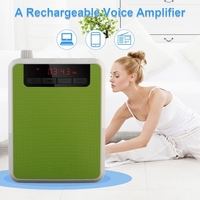 Amplificateur vocal portable amplificateur vocal rechargeable avec microphone filaire casque et ceinture pour l