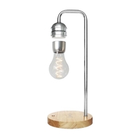 Ampoule en lévitation Lampe LED colorée flottante et tournante avec charge sans fil Lampes flottantes flottantes pour bureau à domicile Décor de bureau Enfants Amis Cadeau de Noël créatif 100-240V
