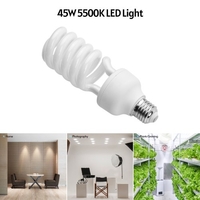 Ampoule fluorescente en spirale 45W 5500K lumière du jour E27 prise économie d