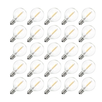 Ampoule Globe LED G40 AC230V Paquet de 25 Support de douille E12