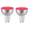 Ampoule intelligente connectée AC85-265V 4Pack 6W RGBW WIFI