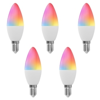 Ampoule intelligente WiFi RGB + W + C Ampoule à bougie LED