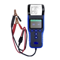 Analyseur de batterie Testeur de batterie de voiture de batterie avec cas de stockage de papier pour imprimante thermique intégré