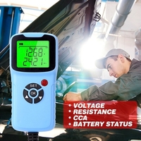 Analyseur de testeur de chargeur de batterie de voiture 12V 2000CCA Test de tension de batterie Testeur de charge de circuit de charge Diagnostic automatique