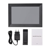 Andoer 10, 1 pouces Smart WiFi Cadre photo Cadre photo numérique HD IPS Écran tactile 1280 * 800 Photo 1080P Vidéo 16 Go de stockage prend en charge le partage de photos à rotation automatique via APP