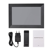 Andoer 10, 1 pouces Smart WiFi Cadre photo Cadre photo numérique HD IPS Écran tactile 1280 * 800 Photo 1080P Vidéo 16 Go de stockage prend en charge le partage de photos à rotation automatique via APP