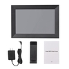Andoer 10, 1 pouces Smart WiFi Cadre photo Cadre photo numérique HD IPS Écran tactile 1280 * 800 Photo 1080P Vidéo 16 Go de stockage prend en charge le partage de photos à rotation automatique via APP