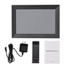 Andoer 10, 1 pouces Smart WiFi Cadre photo Cadre photo numérique HD IPS Écran tactile 1280 * 800 Photo 1080P Vidéo 16 Go de stockage prend en charge le partage de photos à rotation automatique via APP