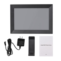 Andoer 10, 1 pouces Smart WiFi Cadre photo Cadre photo numérique HD IPS Écran tactile 1280 * 800 Photo 1080P Vidéo 16 Go de stockage prend en charge le partage de photos à rotation automatique via APP