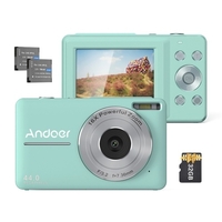 Andoer 1080P Caméra Numérique Caméscope Vidéo 44MP Mise Au Point Automatique 2.5 Écran IPS Zoom Numérique 16X