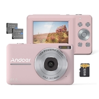 Andoer 1080P Caméra Numérique Caméscope Vidéo 44MP Mise Au Point Automatique 2.5 Écran IPS Zoom Numérique 16X