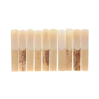 Andoer 10pcs Pièces Clarinette Reed Force 2.5 2-1 / 2 Reed Bambou pour Clarinette Accessoires