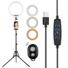 Andoer 12 pouces LED Ring Lights Ringlight avec support pour téléphone Support de lumière pour trépied à obturateur à distance