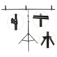 Andoer 1.5 * 2 m / 5 * 7ft Kit de photographie de fond d