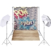 Andoer 1.5 * 2.1 m / 5 * 7ft Street Graffiti photographie fond