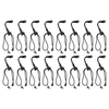 Andoer 16 Packs Fond Mousseline Pinces Toile de Fond Chaîne Clips Titulaires pour Photo Studio Photographie Studio Tir Noir
