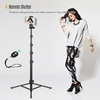 Andoer 168cm/66in 2-en-1 Multifonctionnel Téléphone Selfie Stick Trépied 3KG Charge utile avec Support de Téléphone Action Camera Mount Support Obturateur à Distance pour Téléphone Mirrorless Camera Action Camera