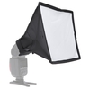 Andoer 20 * 30cm / 7.9 * 11.8in Photographie Diffuseur de Flash Portable Ensemble de Mini Softbox pour DSLR Speedlite Flash