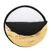 Andoer 24" 60cm disque 5 en 1 (or,  argent,  blanc,  noir,  translucide) Multi Portable pliable photographie Studio Photo réflecteur de lumière