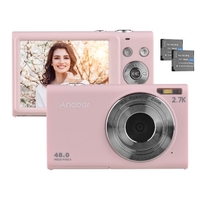 Andoer 2.7K Caméscope vidéo compact pour appareil photo numérique