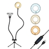 Andoer 3, 5 pouces LED Anneau Lumineux 5W 3 Couleurs 3800K-6800K Luminosité Dimmable