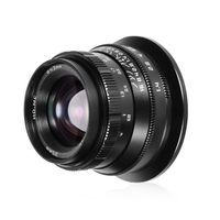 Andoer 35mm F1.4 Objectif de caméra à mise au point manuelle Objectif grand format plein format