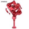 Andoer 360/720 degré VR complet FPV Aerial Shot Panorama panoramique imagerie photographie vidéo Recorder Capture Square Bracket Cage monopode pour Gopro Hero 3 / 3 + / 4 Action Caméra Caméscope Enregistreur numérique DVR DV accessoires