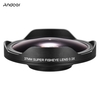 Andoer 37MM 0.3X HD Objectif Fisheye Ultra Grand Angle avec Remplacement du Capot pour Caméscopes