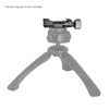 Andoer 38mm aluminium Vis Bouton Mini Quick Release Clamp Compatible avec Arca suisse pour 38mm QR Plate