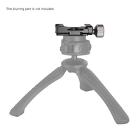 Andoer 38mm aluminium Vis Bouton Mini Quick Release Clamp Compatible avec Arca suisse pour 38mm QR Plate
