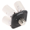 Andoer 4 en 1 douille Base E27 lumière lampe ampoule titulaire Adaptateur Splitter pour accessoires Softbox du Studio de photographie Studio Photo vidéo Film