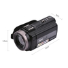 Andoer 4K 60FPS Caméra vidéo numérique Ultra HD Caméscope DV 48MP Zoom 16X Écran tactile LCD rotatif de 3 pouces Partage WiFi Vision nocturne IR Détection de mouvement Anti-tremblement Time Lapse Ralenti avec objectif grand angle 0.39X Télécommand