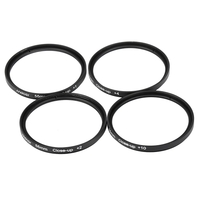 Andoer 55mm Macro Close-Up filtre un ensemble de +1 +2 +4 +10 avec étui poche pour Nikon Canon Sony DSLR