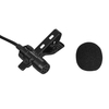 Andoer 6 m / 20ft USB Double-tête Lavalier Revers Microphone Clip-sur Omnidirectionnel Ordinateur Mic pour Windows Mac Vidéo Audio Enregistrement
