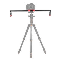Andoer 60cm / 23, 6 "All Metal Aluminum Alloy piste vidéo Curseur Dolly rail Stabilisateur max. 6kg de charge pour Canon Nikon Sony DSLR Cam Appareil photo Caméscope